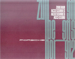 Porsche Catalogue Cover