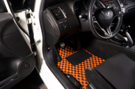 2009 Honda Civic Si - Chequers #106 Black & Orange