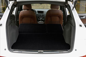 2010 Audi Q5 60-40 Split Mat & Trunk - Sisal #42 Black