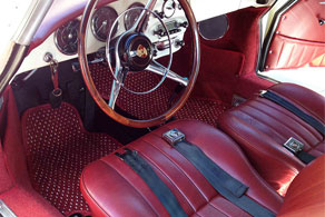 1964 Porsche 356 SC Cabriolet - Coco #11 Red & White
