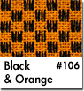 Orange Checkered Car Mats