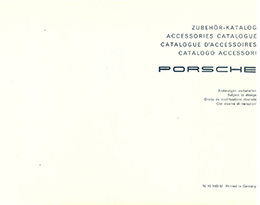 Porsche Catalogue Cover